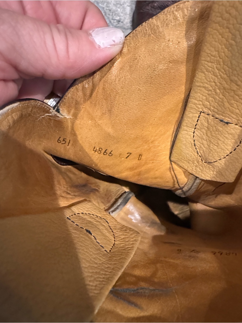 Classic Two-Tone Women’s Western Heeled Boots - Tan & Brown - Picture 6 of 12